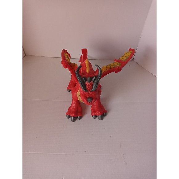 Fisher Price IMAGINEXT Red Winged Eagle Talon Castle Dragon With Sounds WORKS - Picture 14 of 16